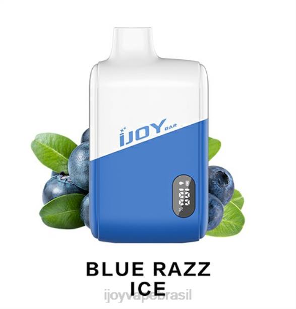 iJOY Bar IC8000 descartável gelo azul DZZ6179 iJOY vape review